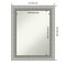 Amanti Art Non-Beveled Wall Mirror, Elegant Brushed Bronze Frame
